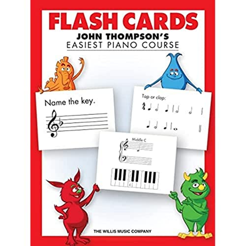 John Thompson's Easiest Piano Course: Flash Cards: Lehrmaterial für Klavier von Willis Music